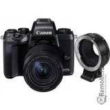 Замена линз фотоаппарата для Canon EOS M5 18-150mm IS STM + EF-M Adapter